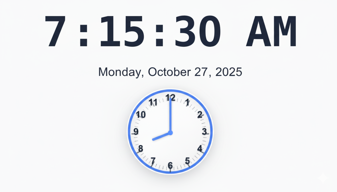 Online Alarm Clock Tool - Set Multiple Alarms with Custom Sounds