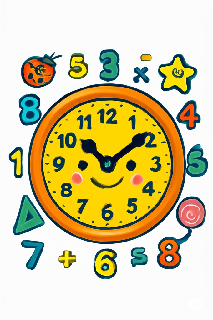 Educational Analog Clock - Interactive Time Learning Tool
