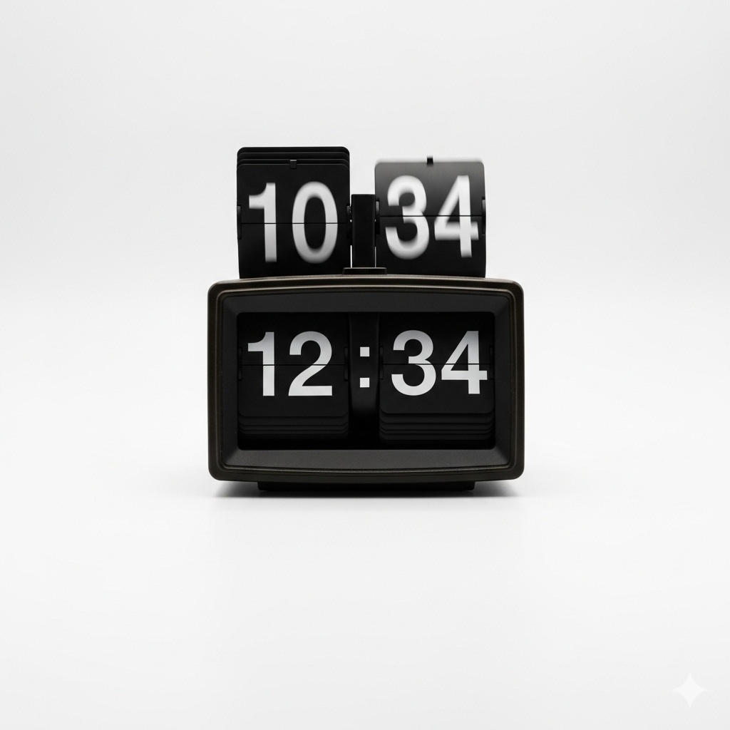 Flip Clock Tool - Digital Retro Clock with Smooth Flip Animation