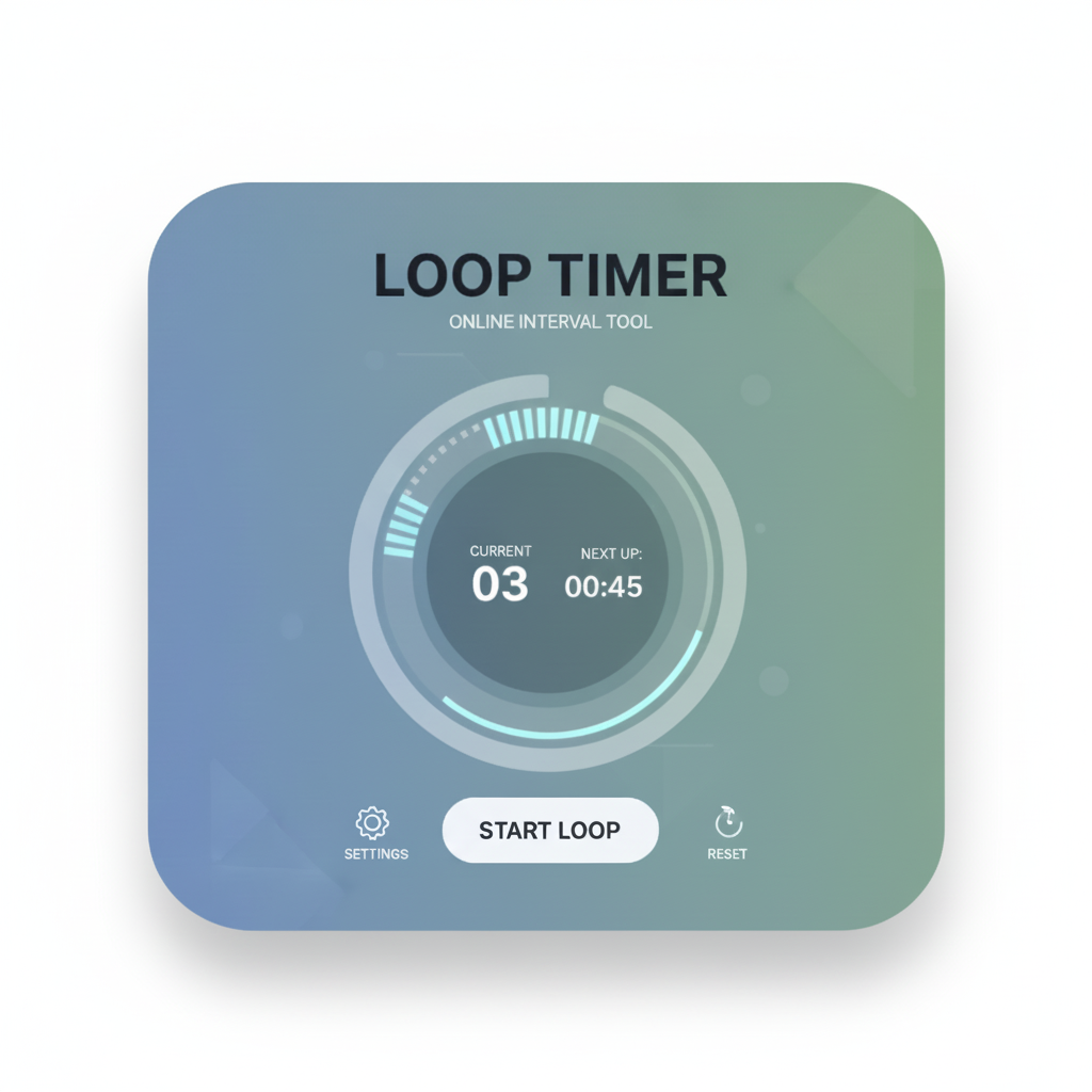 Loop Timer — Online Stopwatch Loop and Interval Timer
